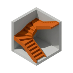 Halbgewendelt